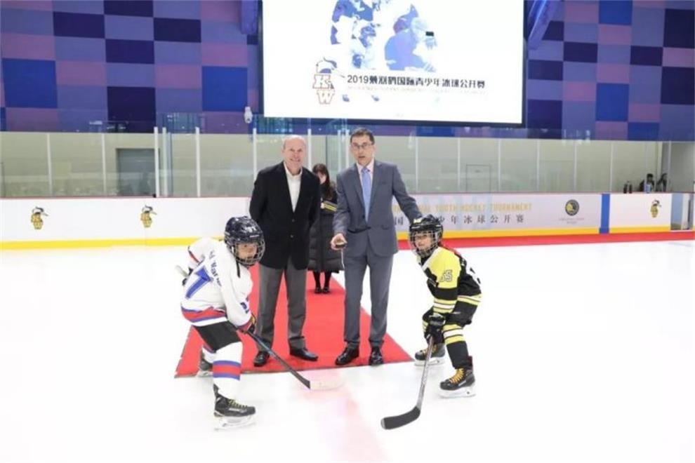 北京市朝陽區(qū)凱文學校青少年冰球公開賽活動圖集